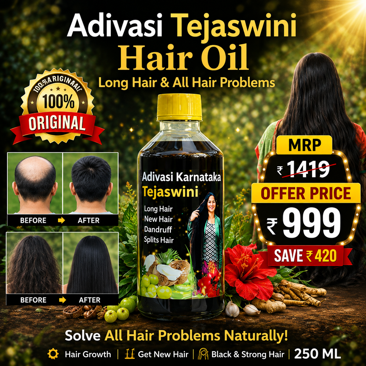 Adivasi Karnataka HairOil