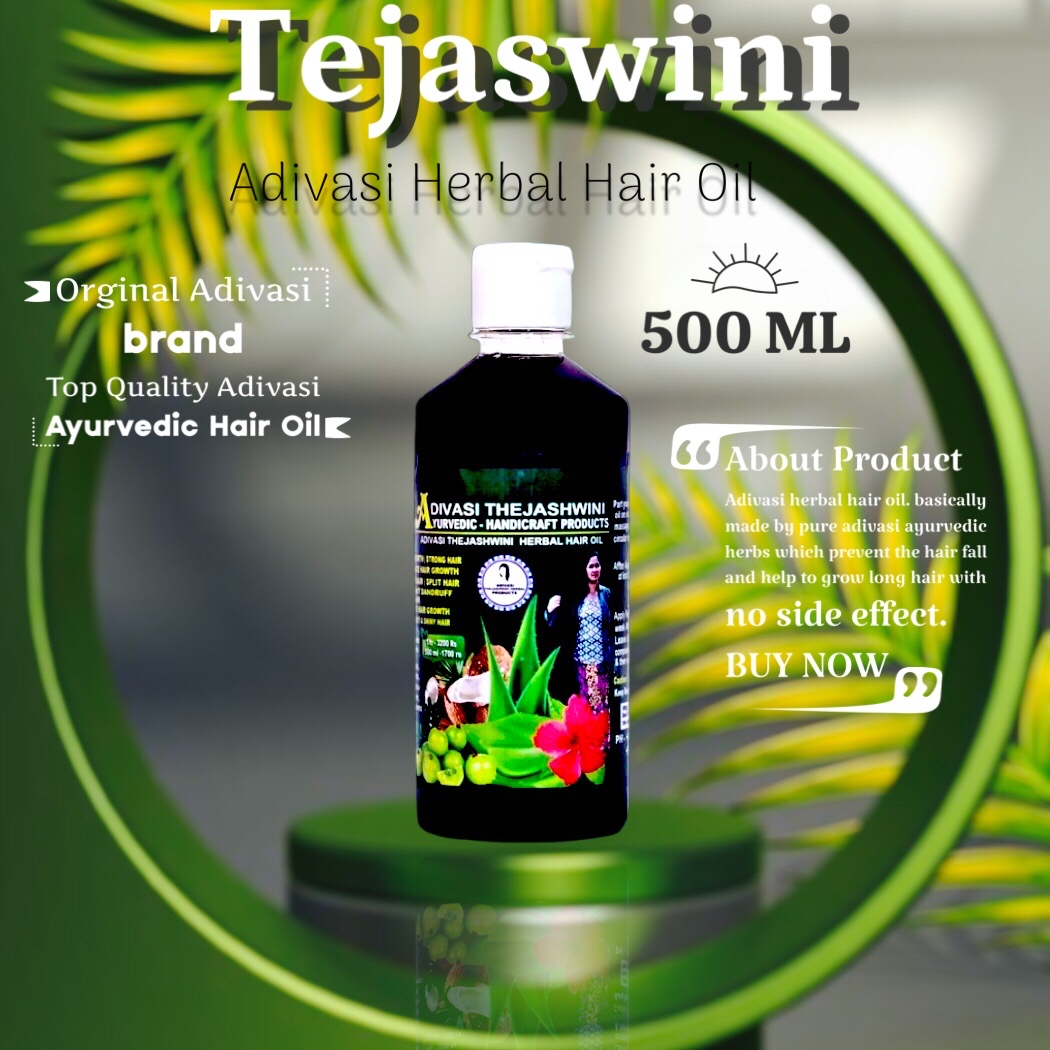 Original Tejaswini Adivasi Herbal Pure Hair Oil – Original Adivasi ...