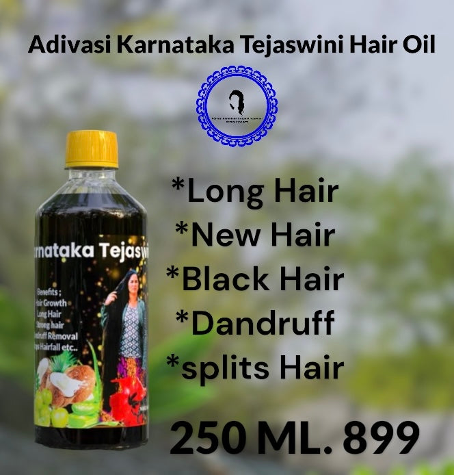 Karnataka Original Hakkipikki Adivasi Tejaswini Hair Oil