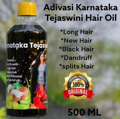 Karnataka Original Hakkipikki Adivasi Tejaswini Hair Oil